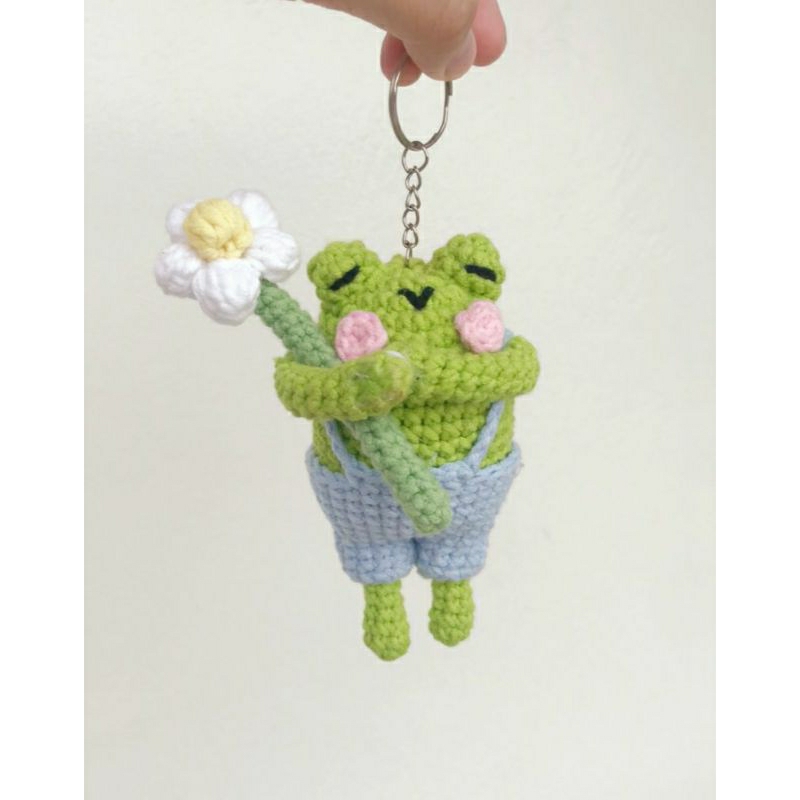 Móc khóa ếch ôm