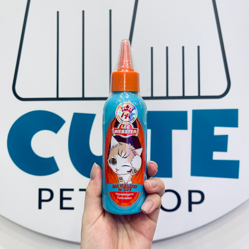 Dung dịch vệ sinh tai cho mèo Lee&Webster 130ml