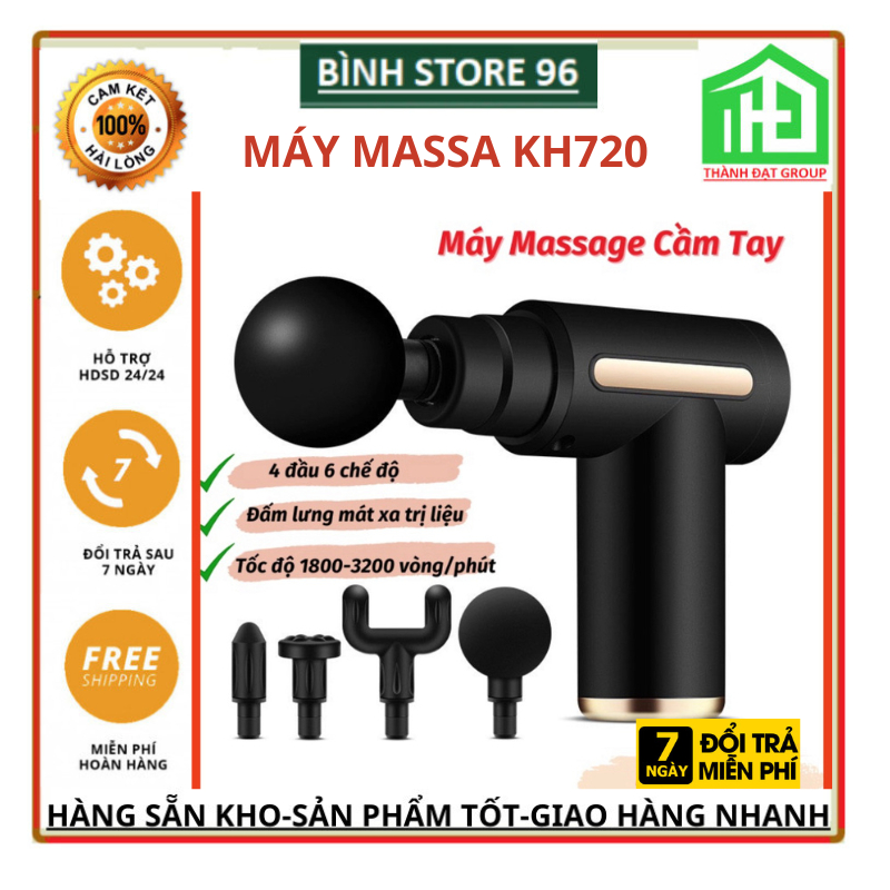 Máy Massage Cầm Tay Mini, Súng Massage Cầm Tay Mini Toàn Thân 6 Cấp Độ Chuyên Sâu Đa Năng - DL2