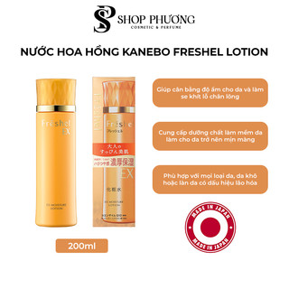 Nước hoa hồng kanebo freshel moisture lotion nhật 200ml
