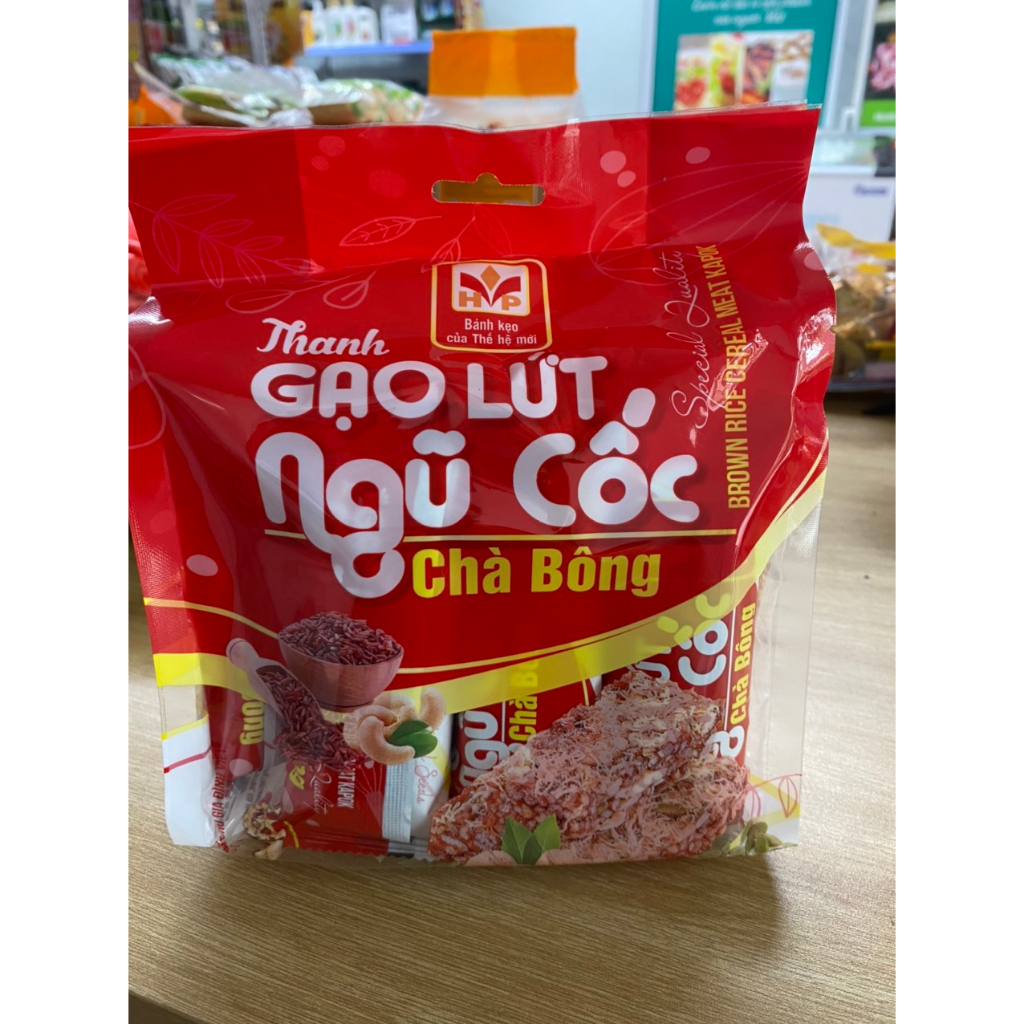 Gói 10 Thanh Cơm Gạo Lứt Chà Bông, Rong Biển - Thanh năng lượng, Giảm cân, Ăn kiêng cho dân Gym