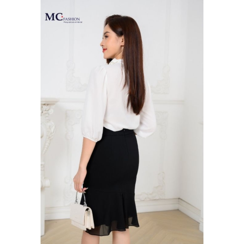Áo Kiểu Tay Lở Thất Nơ MC Fashion Ta 1115