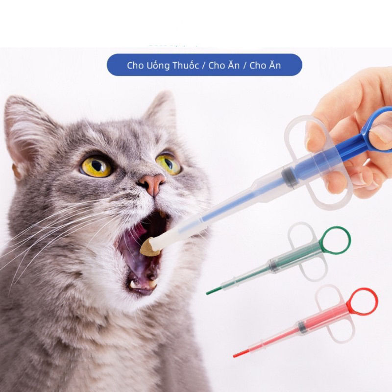 Dụng Cụ Hỗ Trợ Uống Thuốc cho Chó Mèo Tiện Dụng