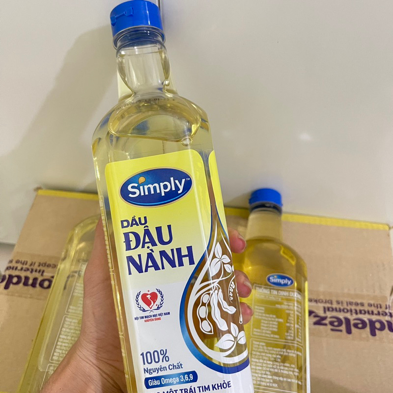 Dầu đậu nành Simply chai 1 lít