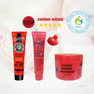Kem đa năng đu đủ (25g) hỗ trợ khô nẻ môi, bỏng da, mẩn ngứa, mụn nhọn cho mọi lứa tuổi Lucas Papaw Ointment, Úc