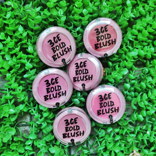 Phấn Má Hồng 3CE Bold Blush Mềm Mịn, Chống Trôi Kèm Cọ Và Gương – SA902