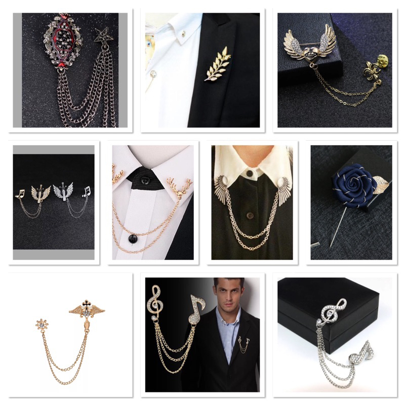 - Ghim cài áo giá rẻ, cài áo nam có sẵn