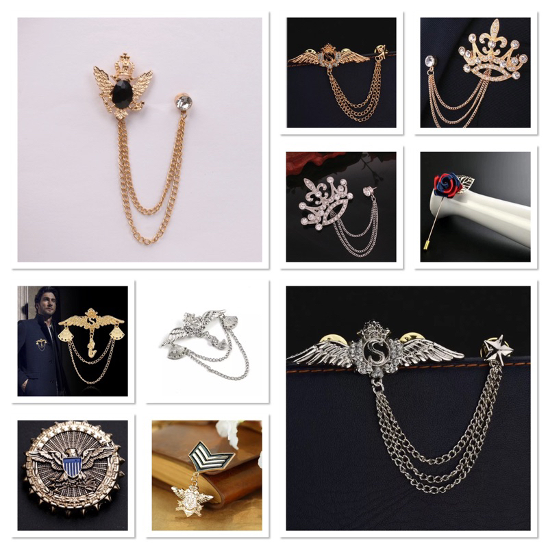 - Ghim cài áo giá rẻ, cài áo nam có sẵn