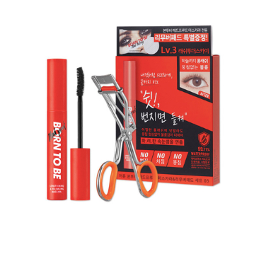 Set Mascara + Kẹp Mi Apieu Born To Be Mad Proof
