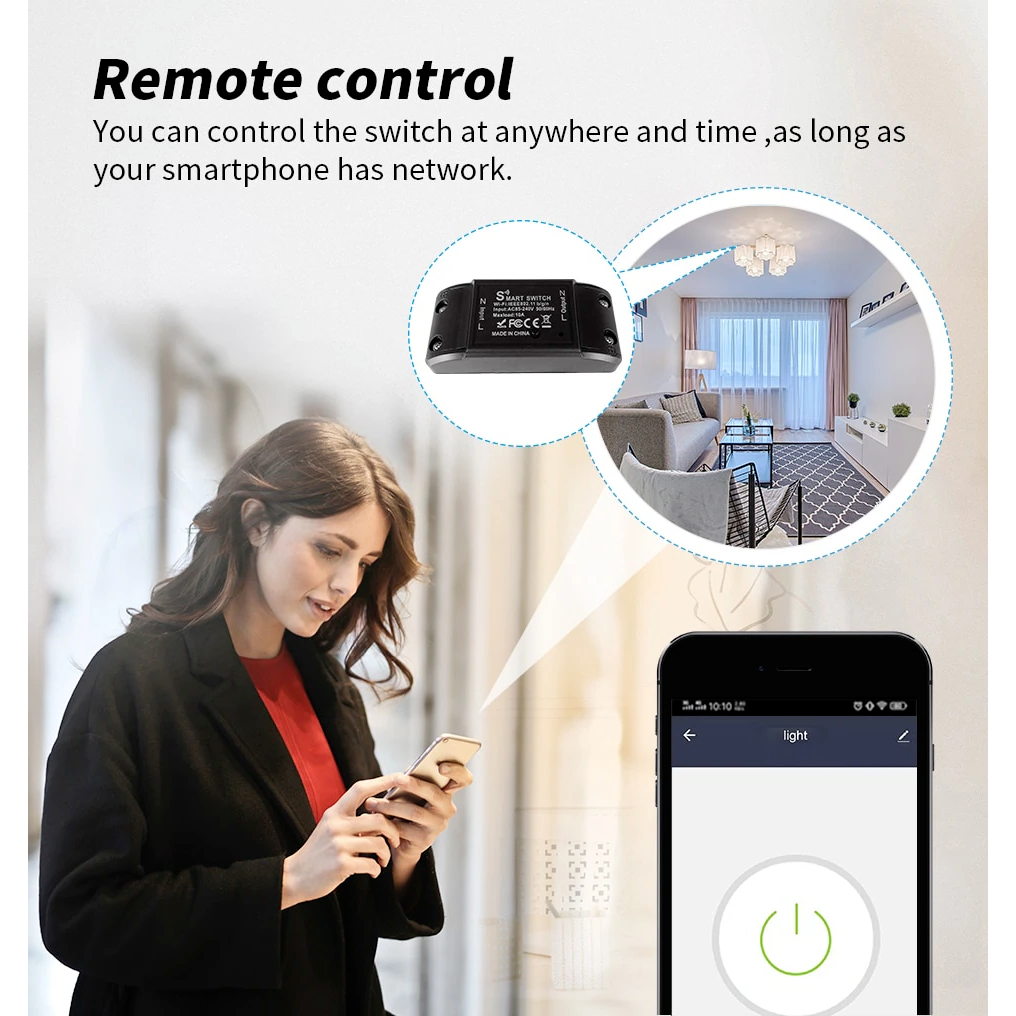 Công tắc thông minh Wifi Tuya - Tuya Basic thay thế Sonoff