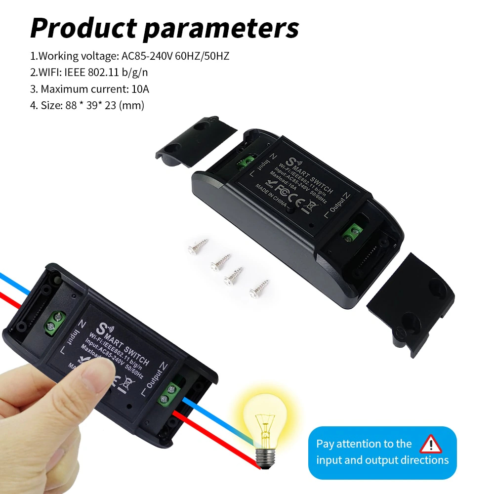 Công tắc thông minh Wifi Tuya - Tuya Basic thay thế Sonoff