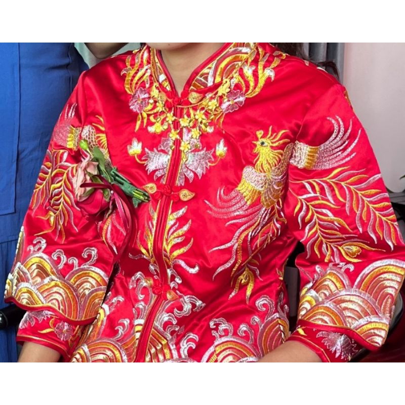 Trang phục tân nương hỷ phục đồ khoả nữ full thêu
