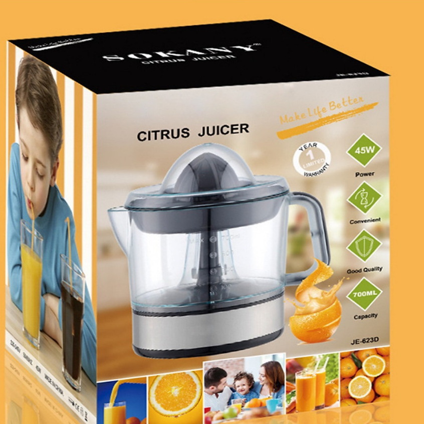 Máy vắt cam tự động SOKANY JE-6230 dùng điện dung tích 700ml