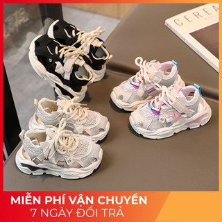 Giày Sandal thể thao thoáng khí da mềm 2024 mã A-80 Quảng Châu cao cấp cho bé trai bé gái từ 1 đến 6 tuổi