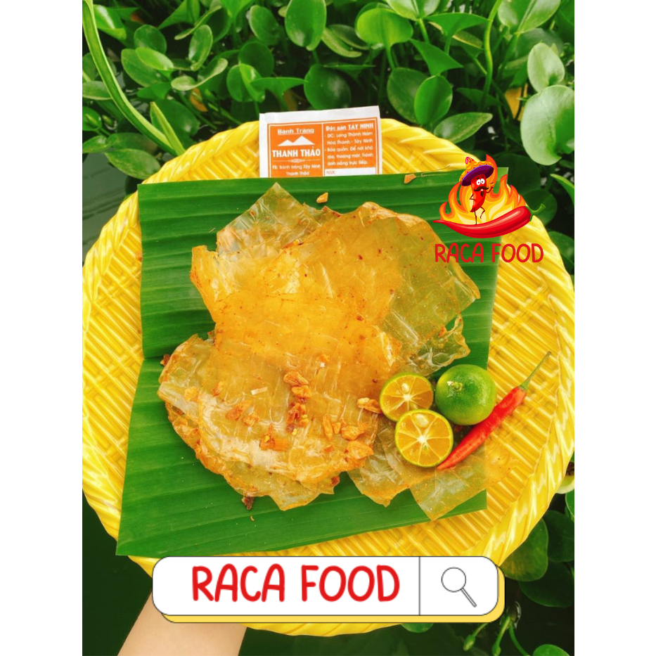 Bánh Tráng Xike Muối Tỏi Nhuyễn Tây Ninh 500G - Racafood