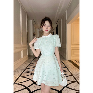 Váy dự tiệc tay ngắn tiểu thư thanh lịch Mie Dress - COQUI