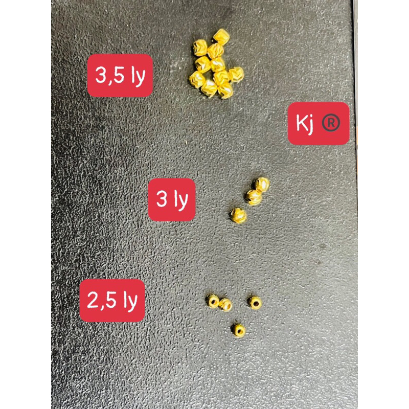 Charm Bi V àng sz 2,5 ly xịn - chất liệu 10kara - giá xưởng sll - Shop Pro mix Handmade Kj®️