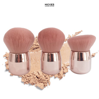 Cọ trang điểm má hồng đầu nấm kim loại cho phấn chất lỏng, kem che khuyết điểm, phấn phủ - hickies lacing system