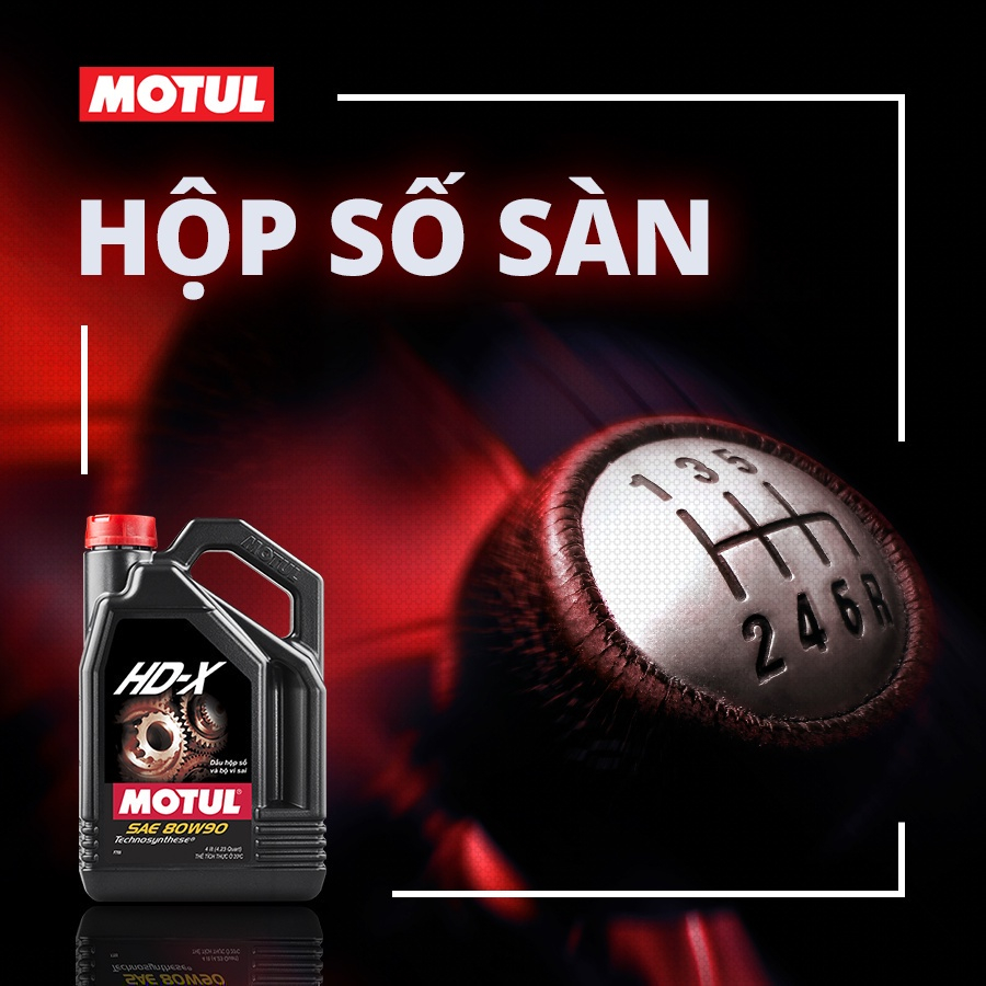 Dầu số sàn 80W90 Motul HDX bình 4L