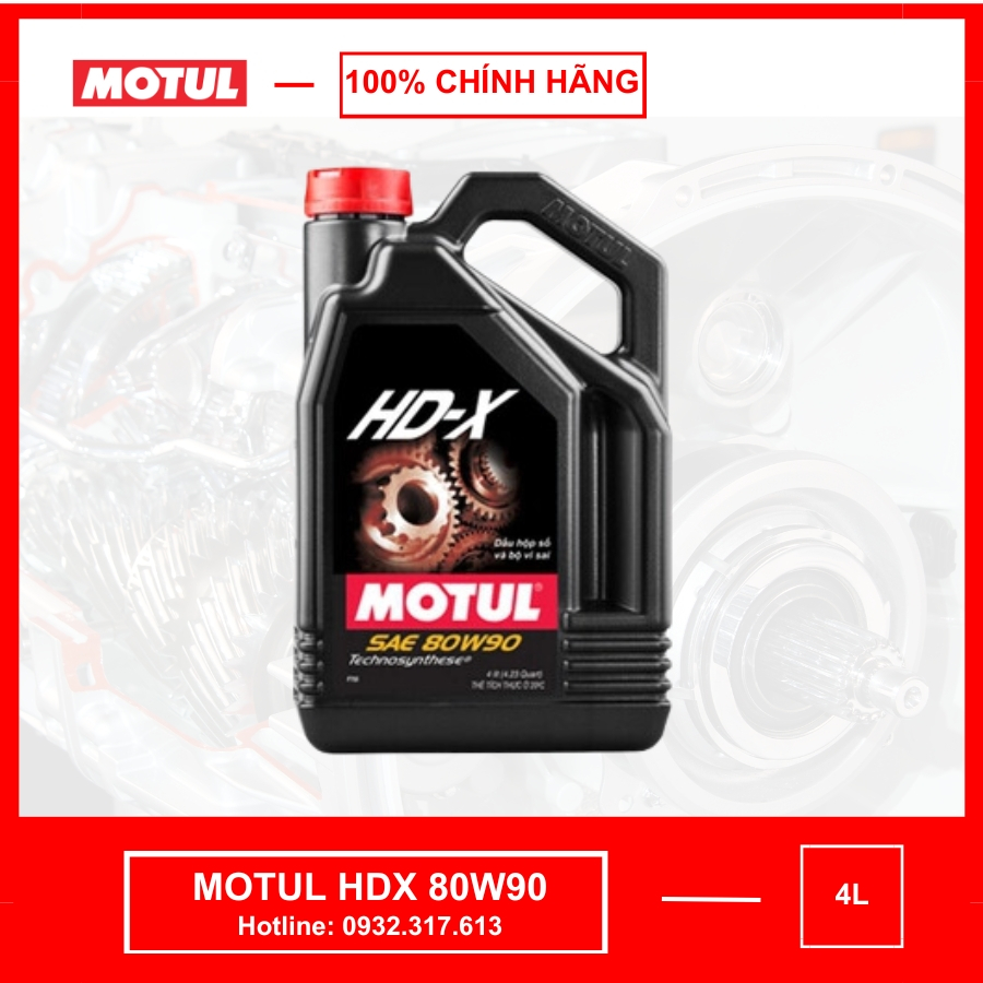 Dầu số sàn 80W90 Motul HDX bình 4L