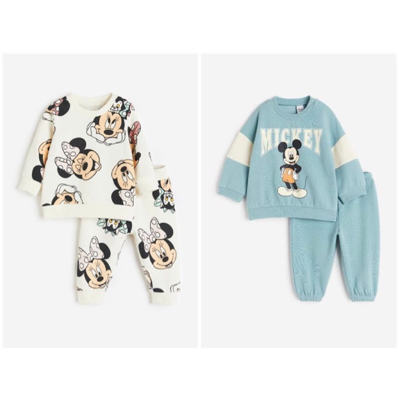 Bộ nỉ dài tay HM auth cho bé trai săn sale 10-18kg