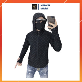 Áo Chống Nắng Nam Nữ LV Vải Thông hơi Co Dãn 4 Chiều Logo Dập Nổi Siêu Chất