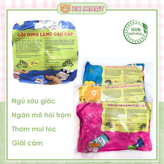 Gối đinh lăng chống đổ mồ hôi trộm cho bé sơ sinh đến 5 tuổi 2X MART