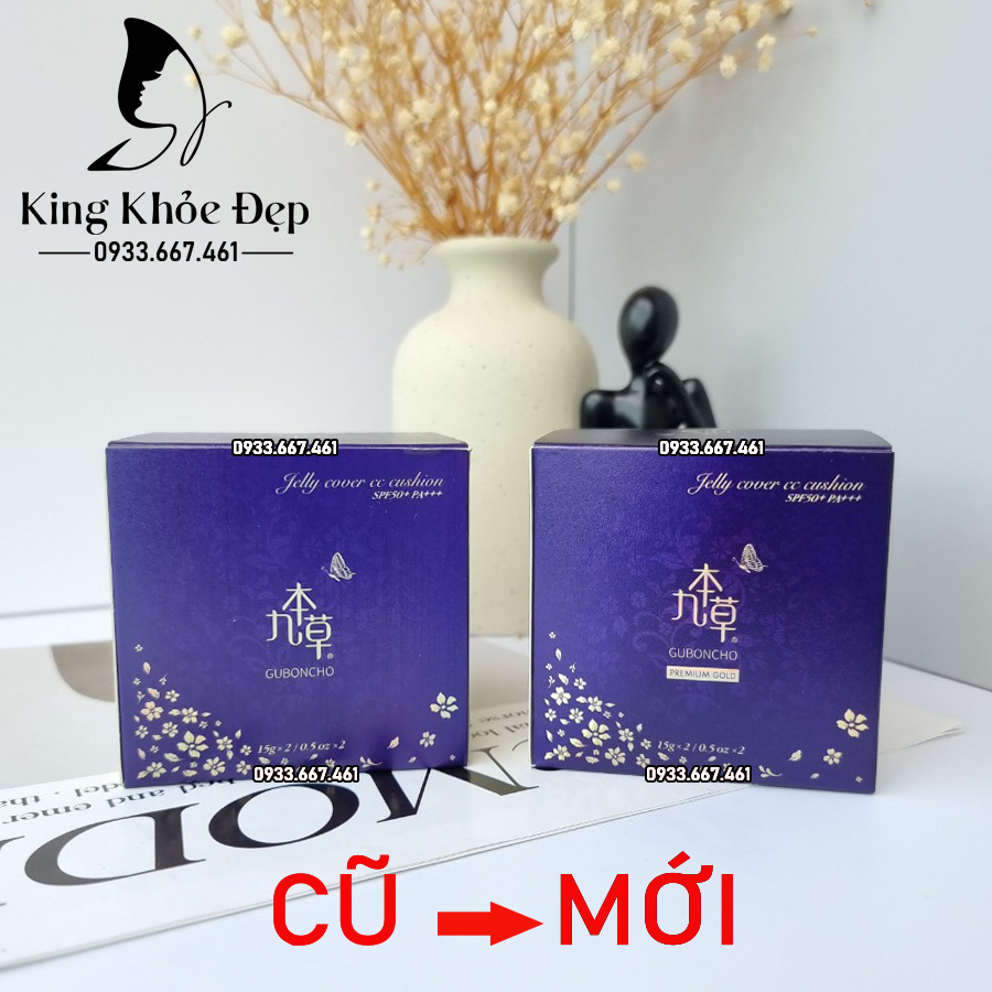 Date 2026 Phấn Nước Guboncho Jelly Cover CC Cushion