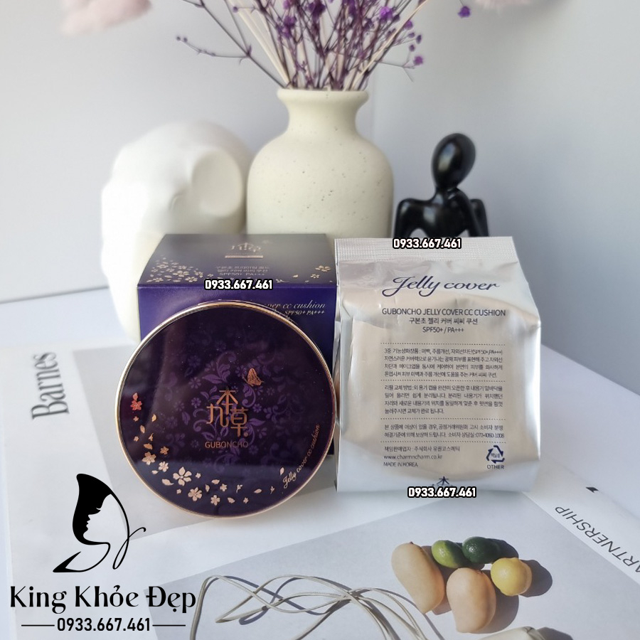 Date 2026 Phấn Nước Guboncho Jelly Cover CC Cushion