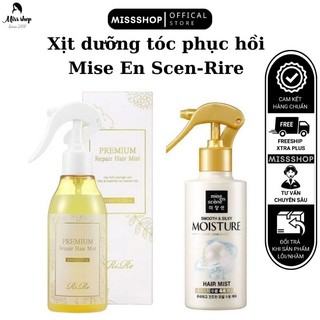 XỊT DƯỠNG TÓC VÀ SERUM BASE UP ESSENCE MISE EN SCENE-RIRE GOLDEN MOROCCO ARGAN OIL MẪU MỚI