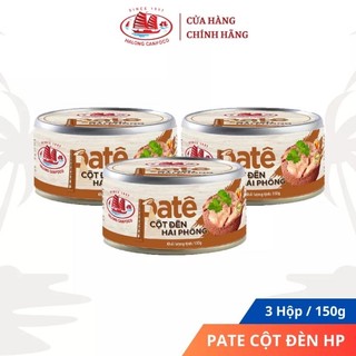 Combo 3 hộp patê cột đèn hải phòng 150g - đồ hộp hạ long
