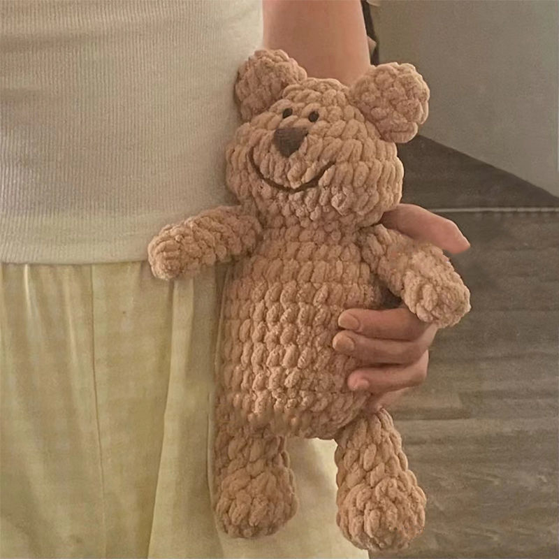 DIY Gói Nguyên Liệu Tự Móc Len Gấu Teddy  Dễ Thương Quà Tặng Handmade- Lễ tình nhân