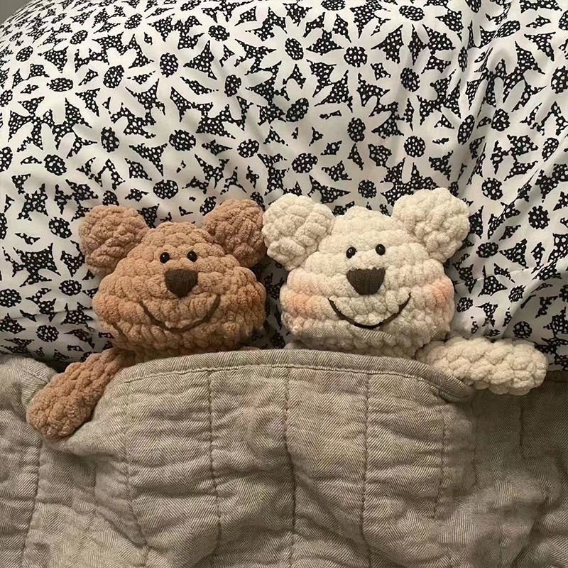 DIY Gói Nguyên Liệu Tự Móc Len Gấu Teddy  Dễ Thương Quà Tặng Handmade- Lễ tình nhân