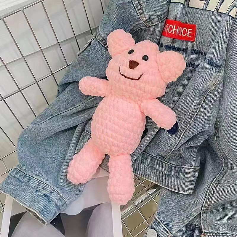 DIY Gói Nguyên Liệu Tự Móc Len Gấu Teddy  Dễ Thương Quà Tặng Handmade- Lễ tình nhân