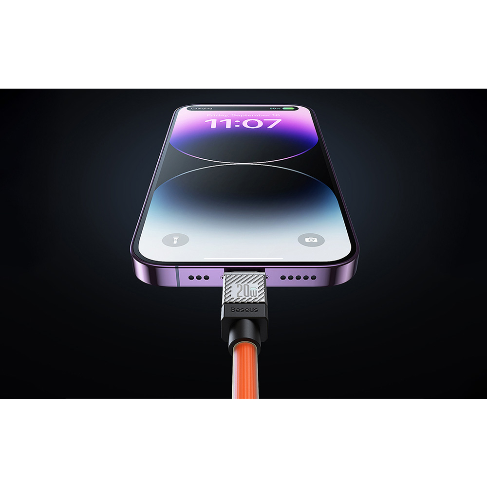 Dây sạc nhanh 20W Baseus CoolPlay Cáp silicon chống cháy siêu bền dùng cho iP11 12 13 14promax
