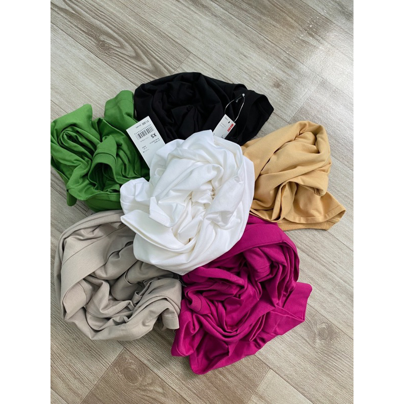 Áo thun trơn supima dáng rộng