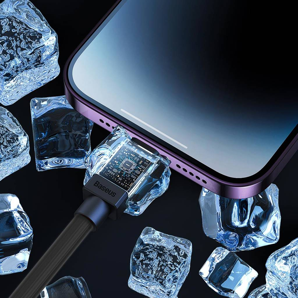 Cáp sạc nhanh 20W Baseus CoolPlay dây silicon chống nhiệt siêu bền cho iP11 12 13 14pro max