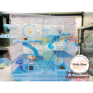 Lồng mèo biệt thự 3 tầng cho hamster