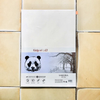 Tập 20 tờ giấy vẽ sakura khổ a3