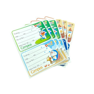 Nhãn vở campus Doraemon NT-DOR-12-1 (12 nhãn/tập)