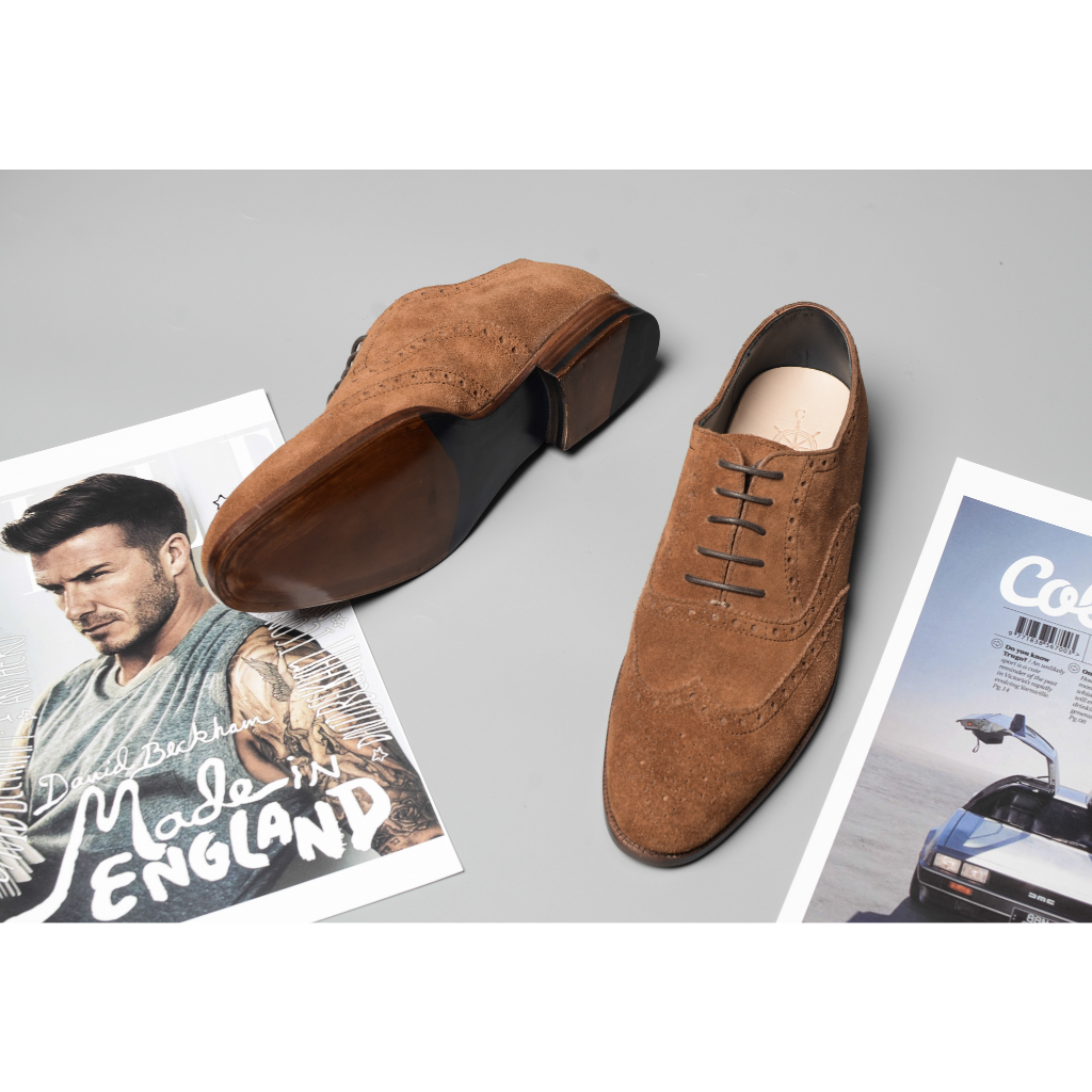 Giày Tây Nam Kiểu Dáng Oxford Thời Trang Chất Liệu Da Bê Nhập Khẩu Cao Cấp