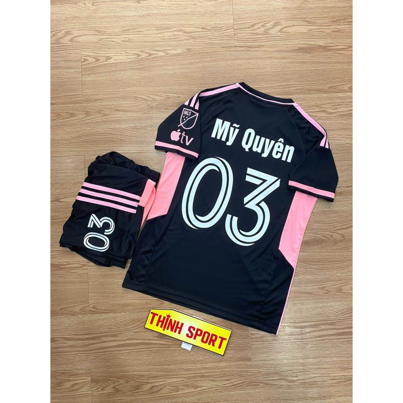 Bộ Quần Áo Bóng Đá Inter Miami , Quần Áo Bóng Đá In Tên Số Theo Yêu Cầu