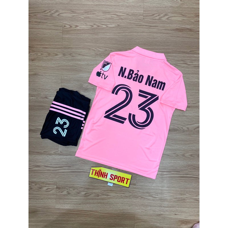 Bộ Quần Áo Bóng Đá Inter Miami , Quần Áo Bóng Đá In Tên Số Theo Yêu Cầu
