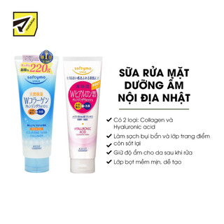 Sữa rửa mặt dưỡng ẩm da Softymo 190g Collagen/Hyaluronic Acid