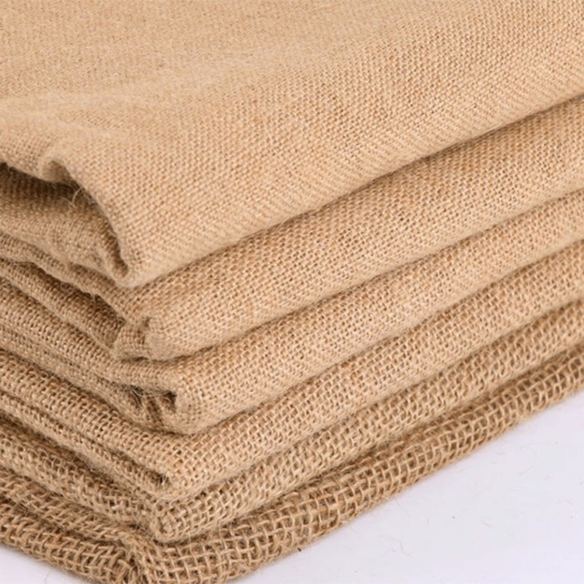 Sỉ 10m Vải bố đay thô khổ 1m2, 1m7, 60cm dùng trải bàn, trần nhà, may túi (10 mét)