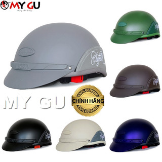 Mũ bảo hiểm chính hãng ốp da cao cấp MIKKO N02
