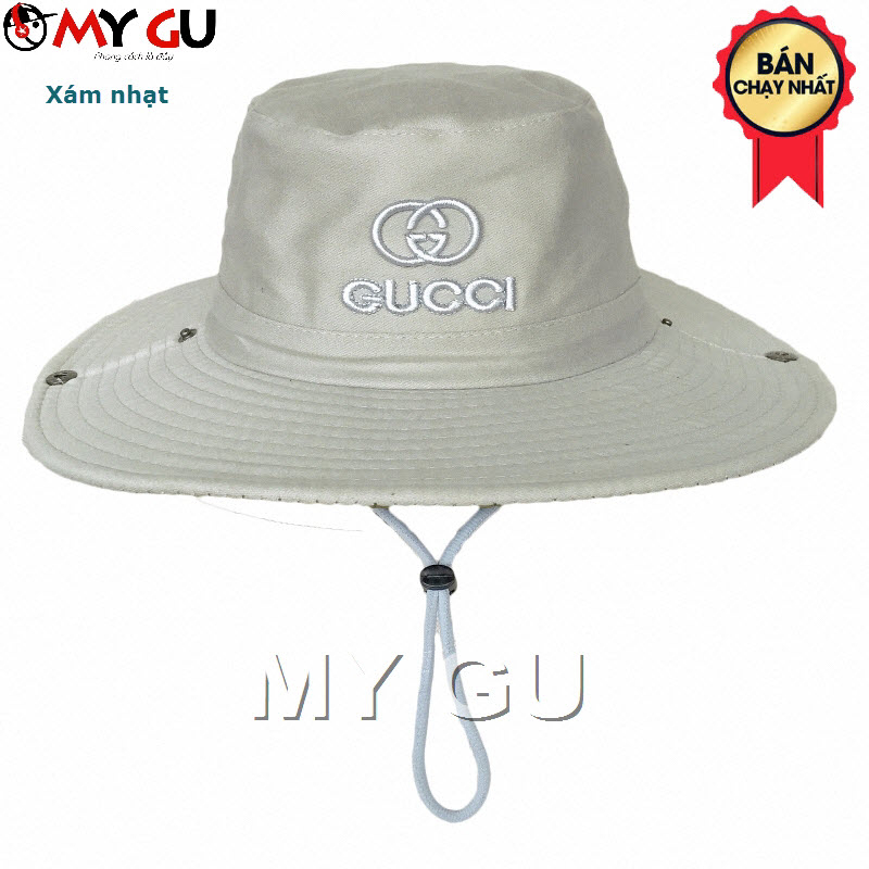 Nón tai bèo - Nón rộng vành vải kaki may hai lớp