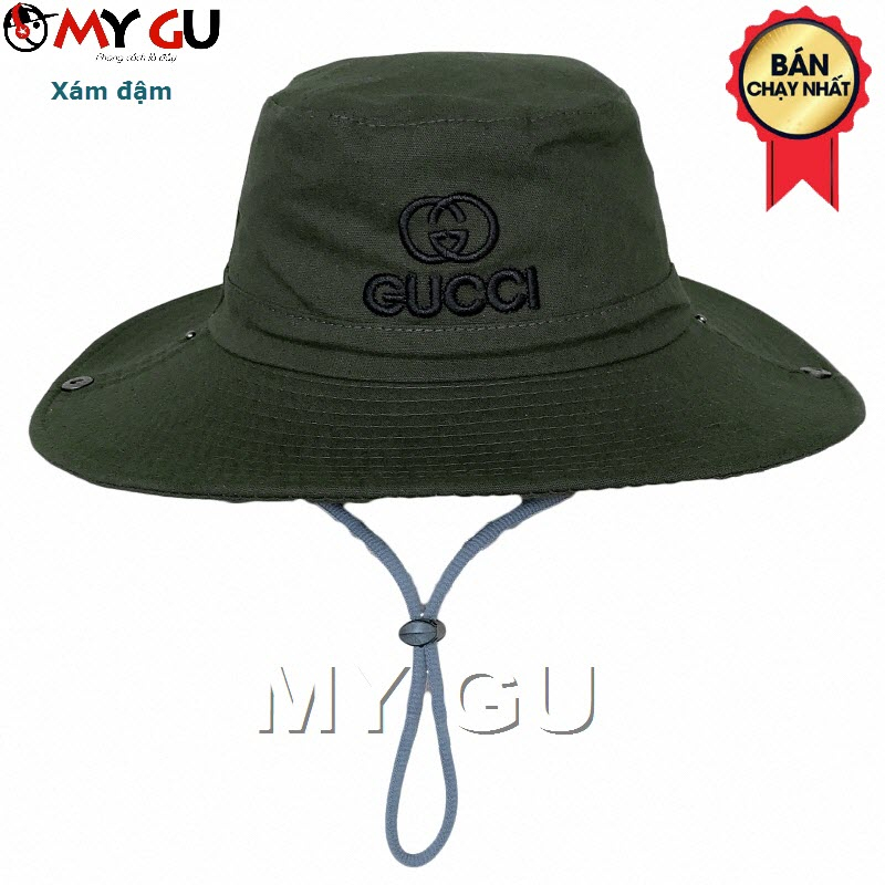 Nón tai bèo - Nón rộng vành vải kaki may hai lớp