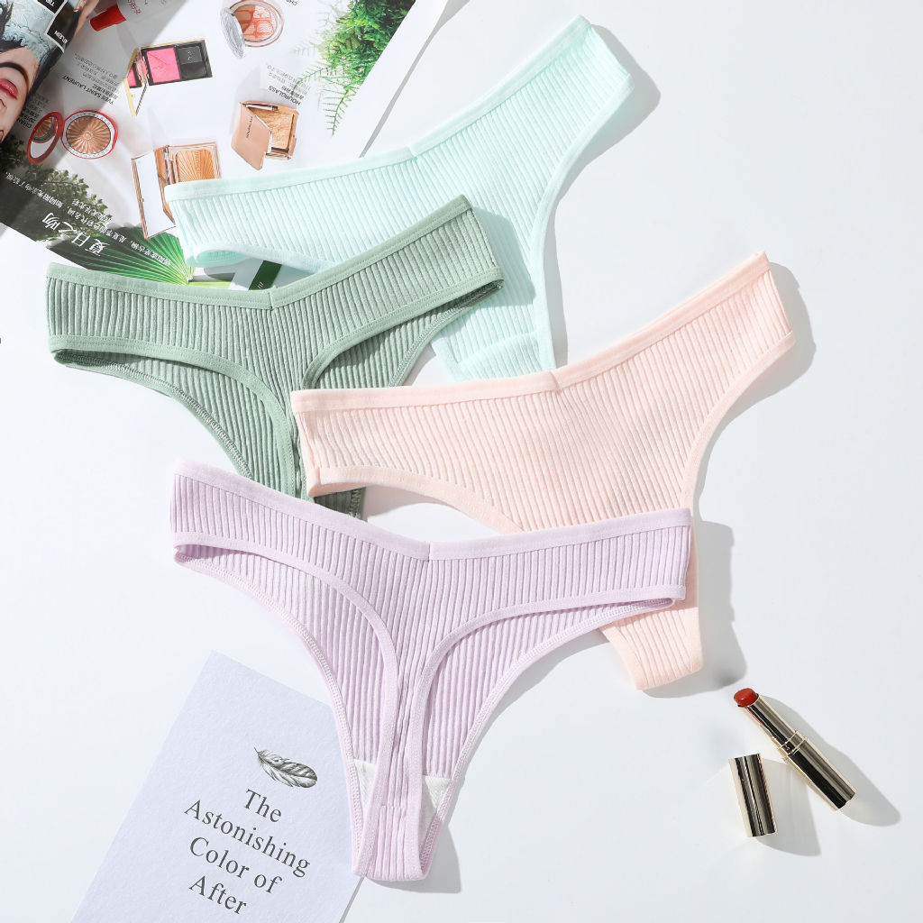 Quần lót lọt khe cotton nữ viền sexy thoáng mát đẹp quyến rũ 04