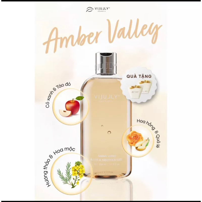 Sữa tắm Dưỡng da hương nước hoa Vi Jully 350ml